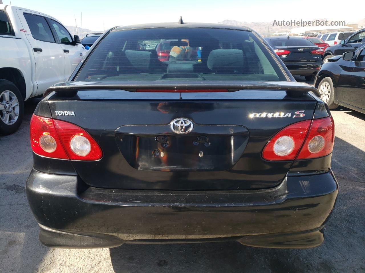 2005 Toyota Corolla Ce Black vin: 1NXBR30E45Z538319