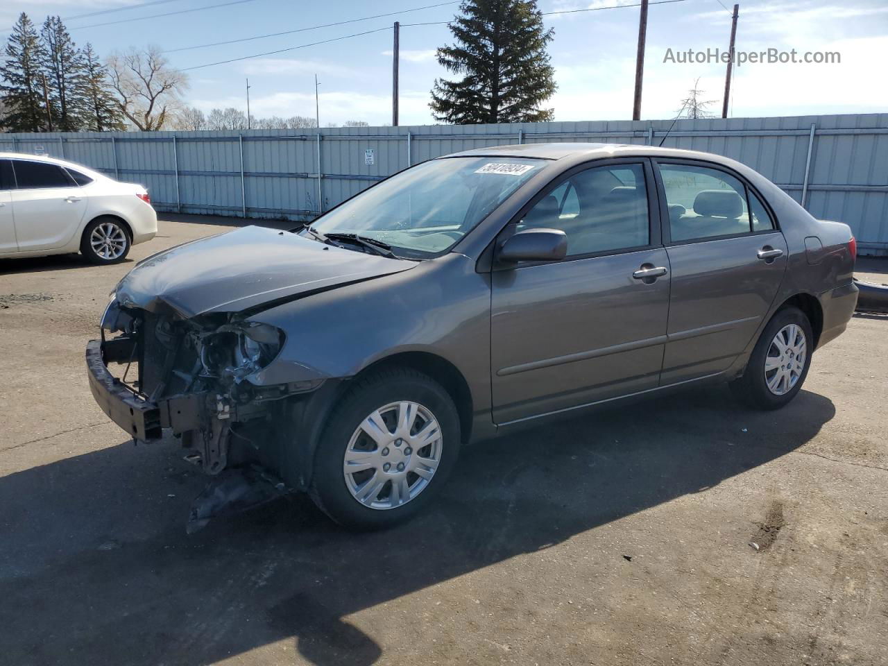 2005 Toyota Corolla Ce Gray vin: 1NXBR30E55Z357942