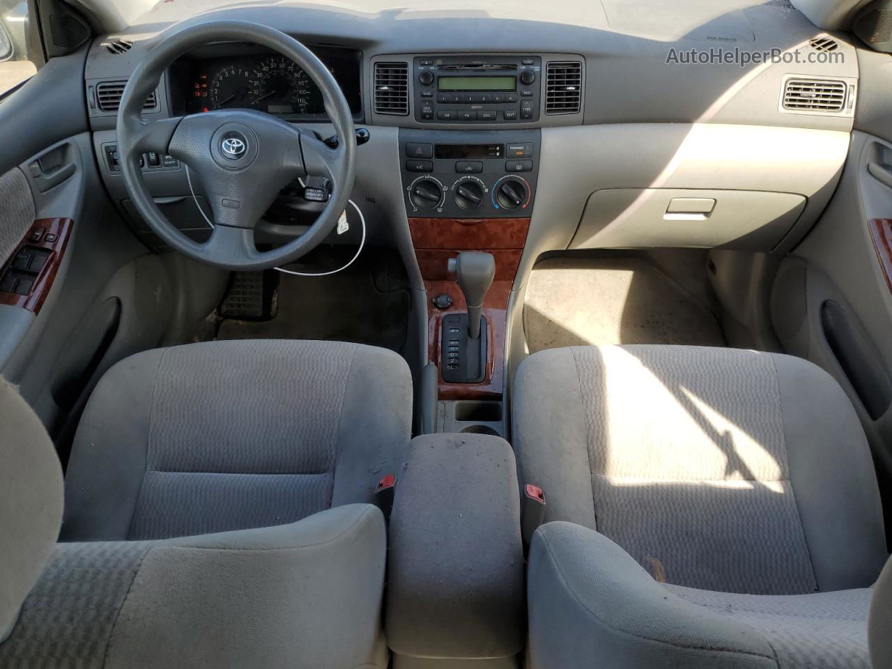 2005 Toyota Corolla Ce Gray vin: 1NXBR30E55Z357942