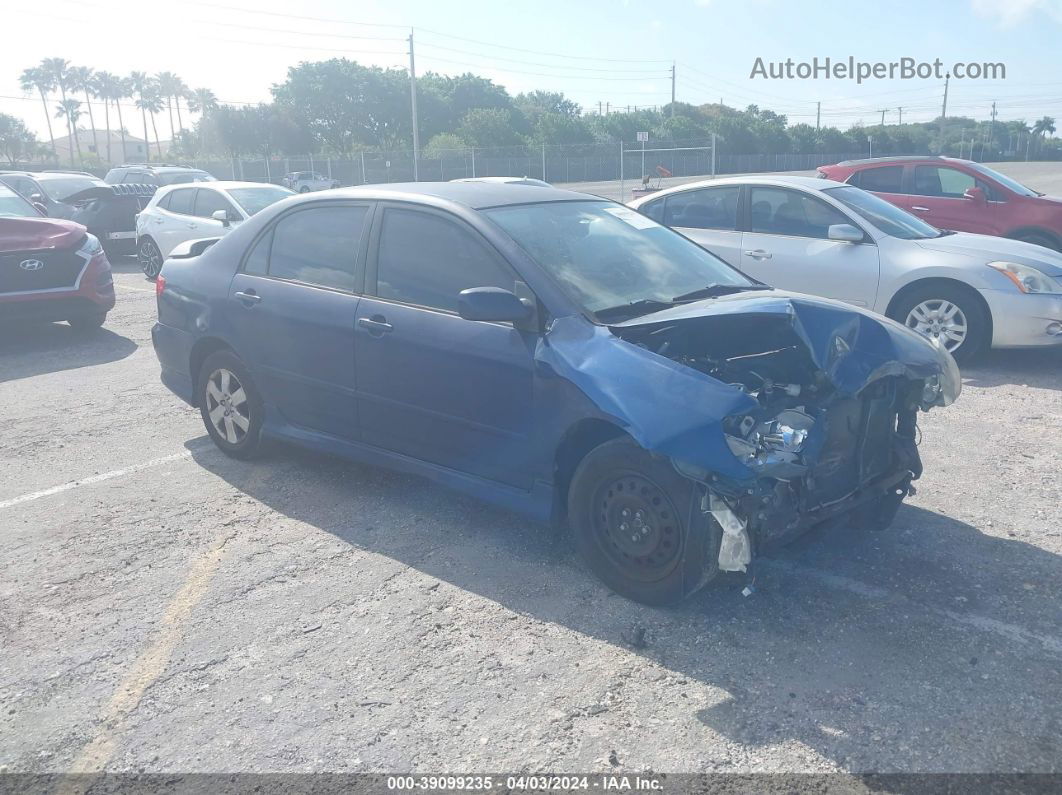 2005 Toyota Corolla S Blue vin: 1NXBR30E65Z479256