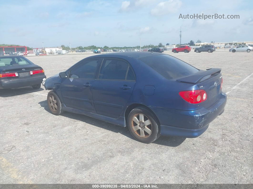 2005 Toyota Corolla S Blue vin: 1NXBR30E65Z479256