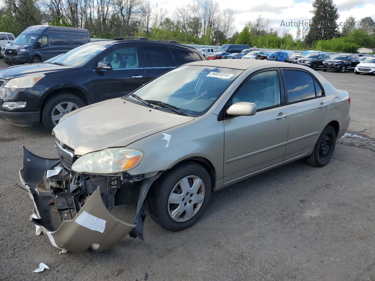 2005 Toyota Corolla Ce Кремовый vin: 1NXBR30E65Z562721