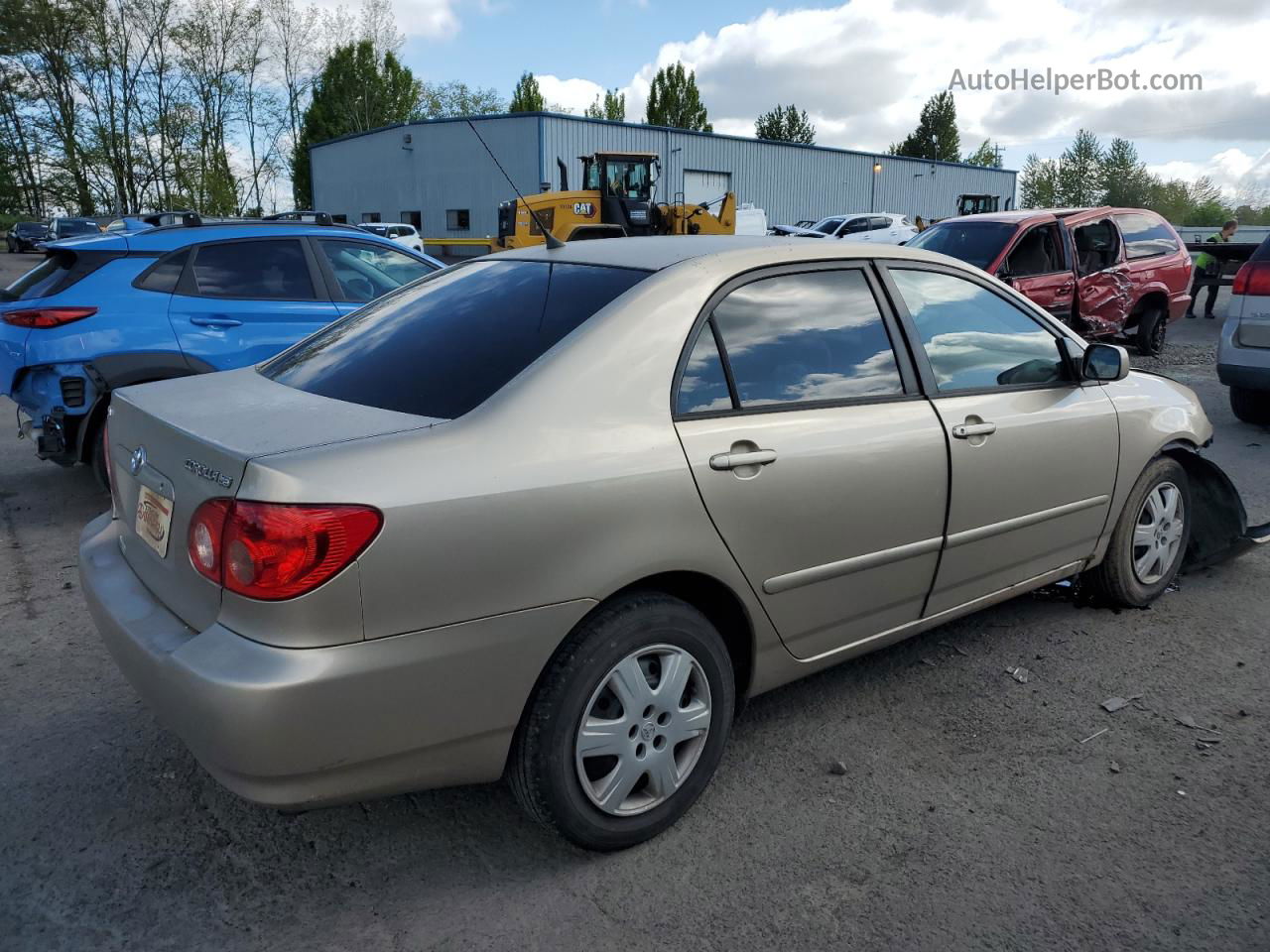 2005 Toyota Corolla Ce Кремовый vin: 1NXBR30E65Z562721