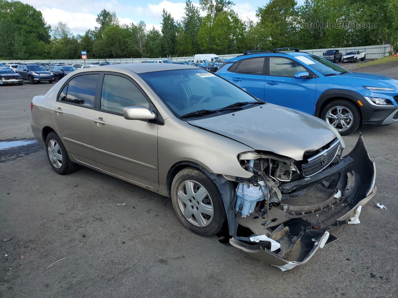 2005 Toyota Corolla Ce Cream vin: 1NXBR30E65Z562721