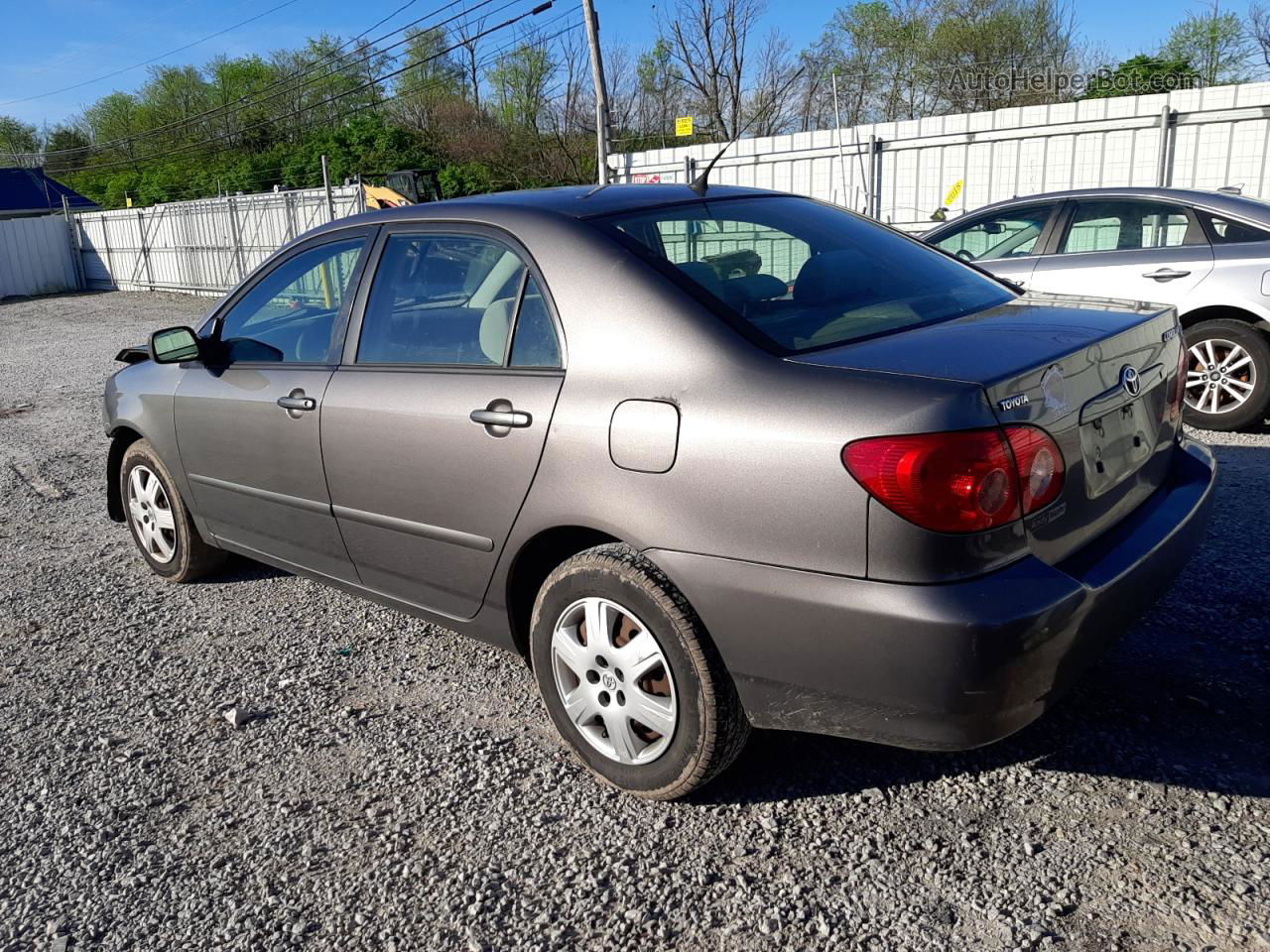 2008 Toyota Corolla Ce Gray vin: 1NXBR30E68Z952240