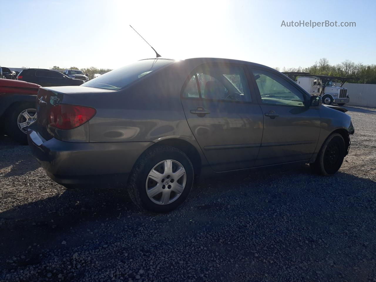 2008 Toyota Corolla Ce Gray vin: 1NXBR30E68Z952240