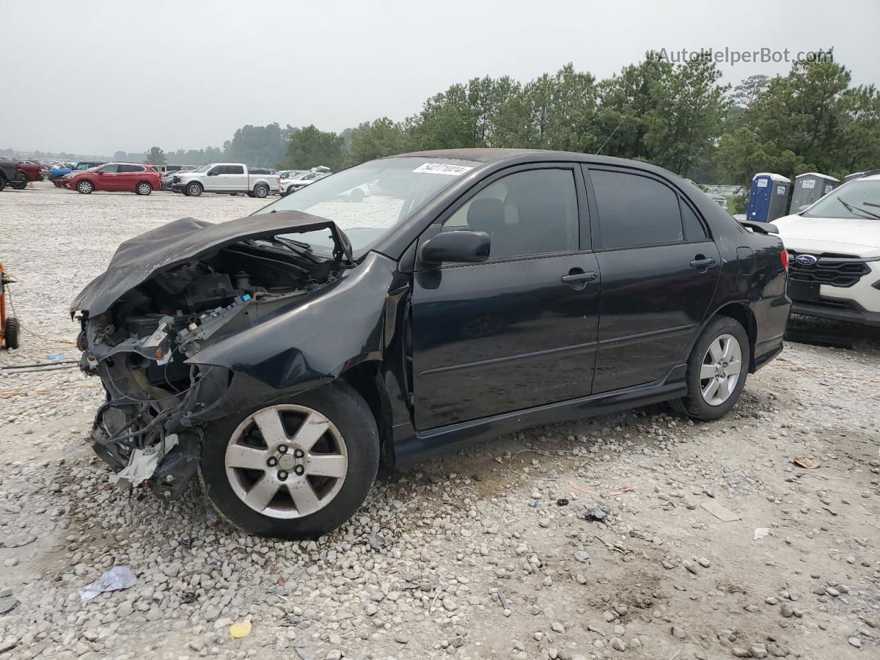 2008 Toyota Corolla Ce Black vin: 1NXBR30E68Z978871