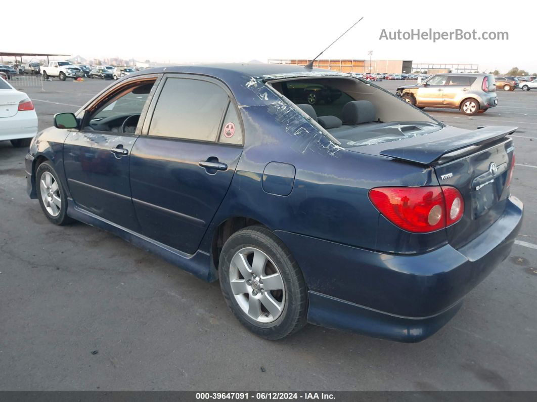 2005 Toyota Corolla S Blue vin: 1NXBR30E75Z435539