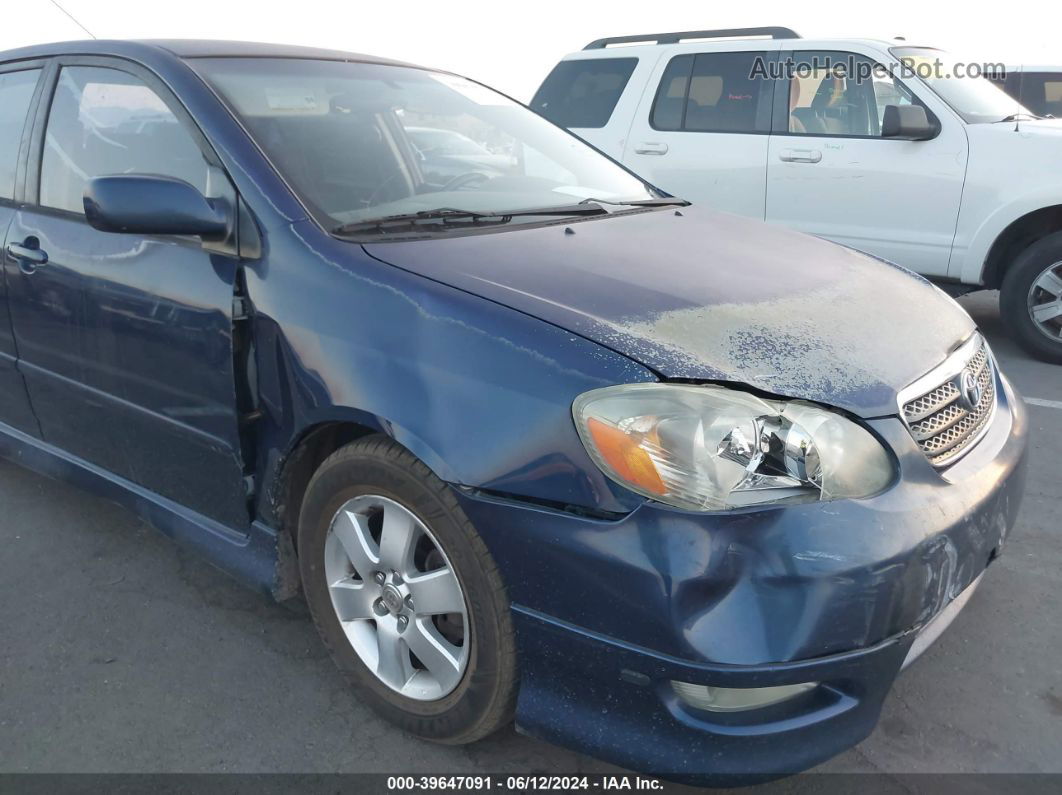 2005 Toyota Corolla S Blue vin: 1NXBR30E75Z435539