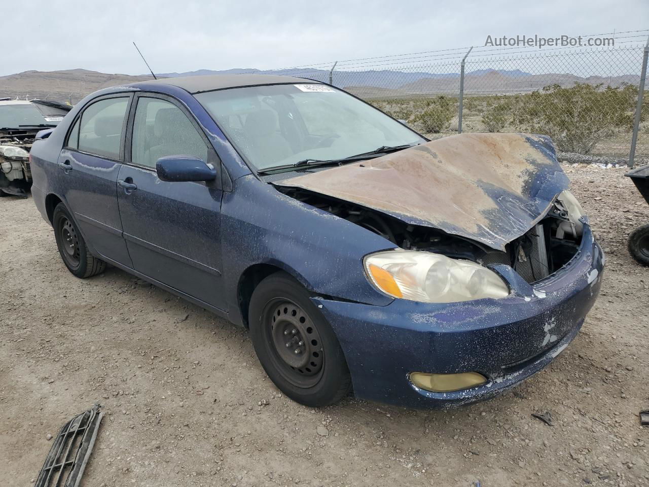 2008 Toyota Corolla Ce Blue vin: 1NXBR30E88Z948092