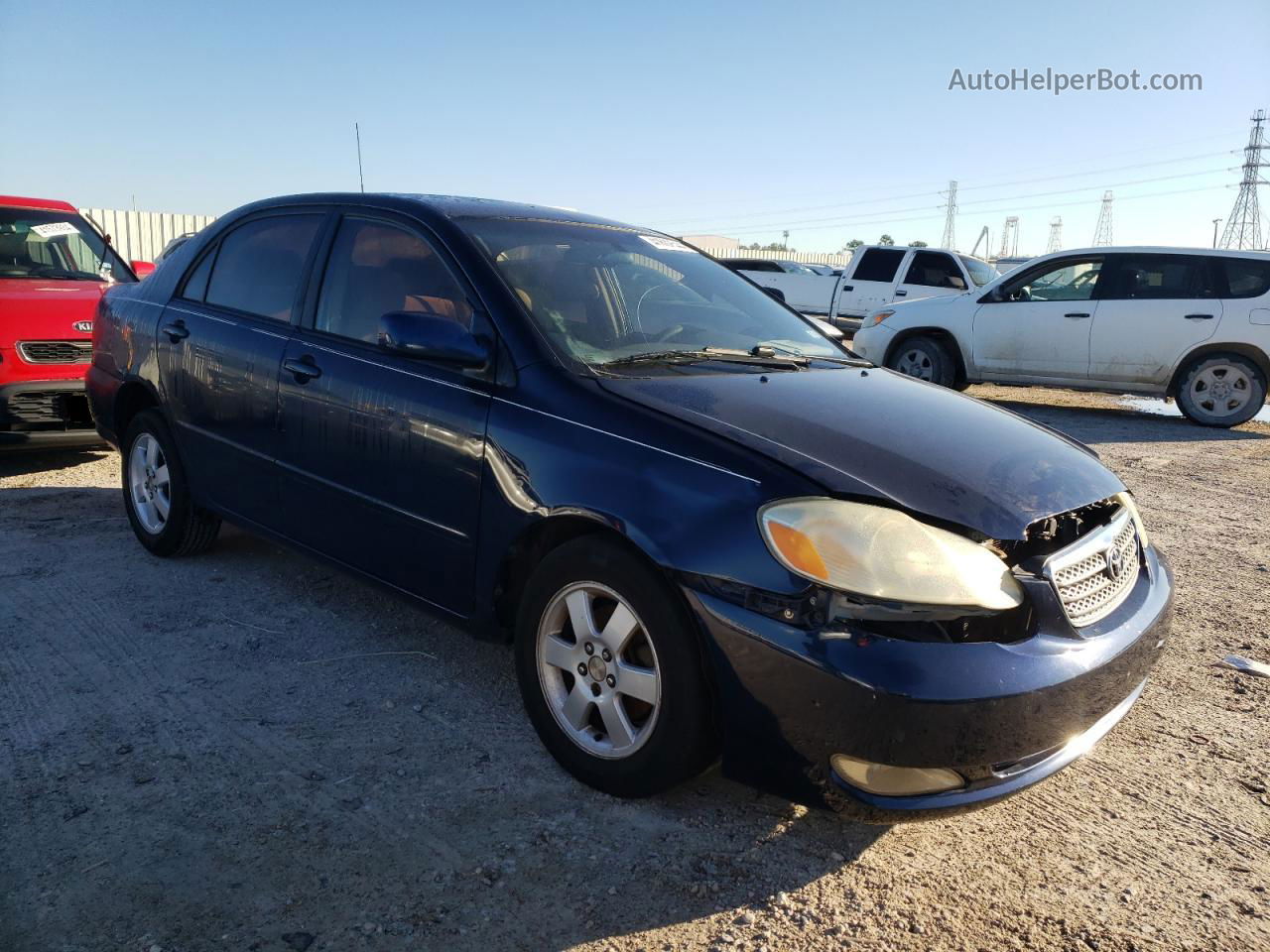 2005 Toyota Corolla Ce Blue vin: 1NXBR30EX5Z520987