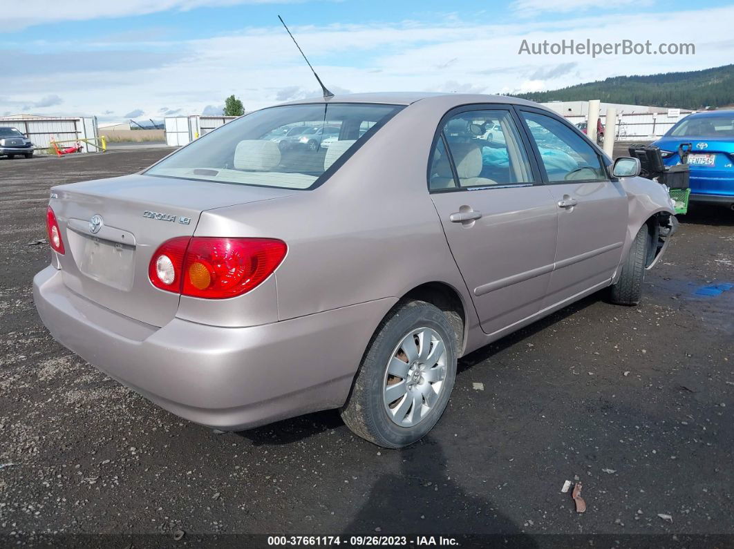 2003 Toyota Corolla Ce/s/le Champagne vin: 1NXBR32E03Z007418