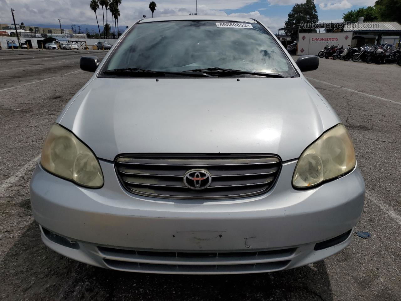 2003 Toyota Corolla Ce Silver vin: 1NXBR32E03Z007435