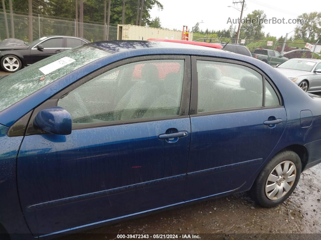 2003 Toyota Corolla Le Blue vin: 1NXBR32E03Z019469