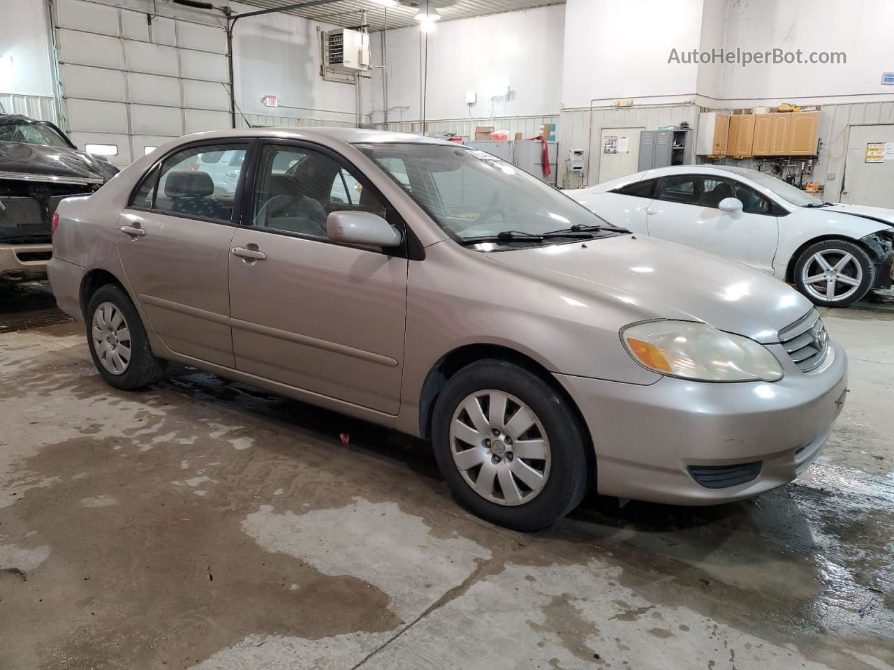 2003 Toyota Corolla Ce Tan vin: 1NXBR32E03Z047689