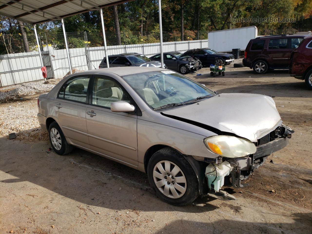 2003 Toyota Corolla Ce Gold vin: 1NXBR32E03Z088257