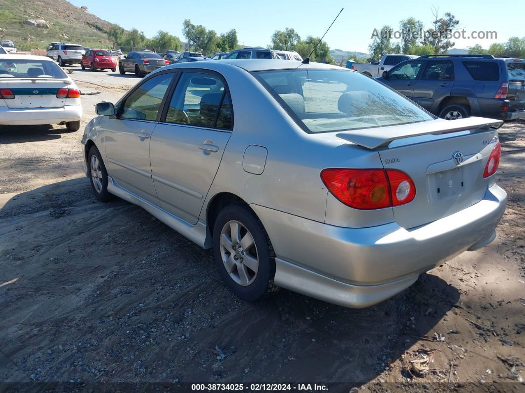 2003 Toyota Corolla S Silver vin: 1NXBR32E03Z108278