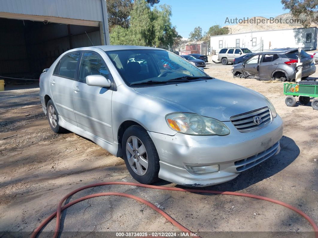 2003 Toyota Corolla S Silver vin: 1NXBR32E03Z108278