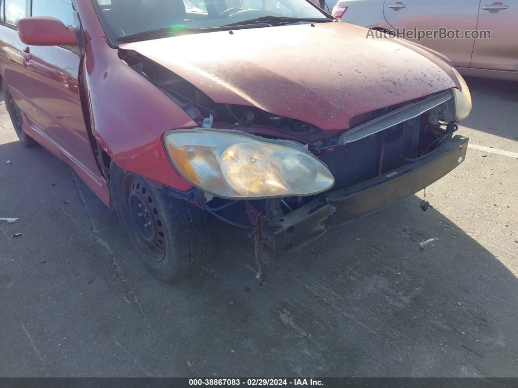 2003 Toyota Corolla S Red vin: 1NXBR32E03Z182011