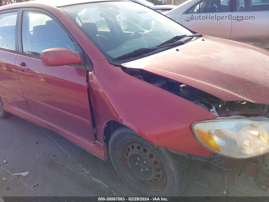 2003 Toyota Corolla S Red vin: 1NXBR32E03Z182011