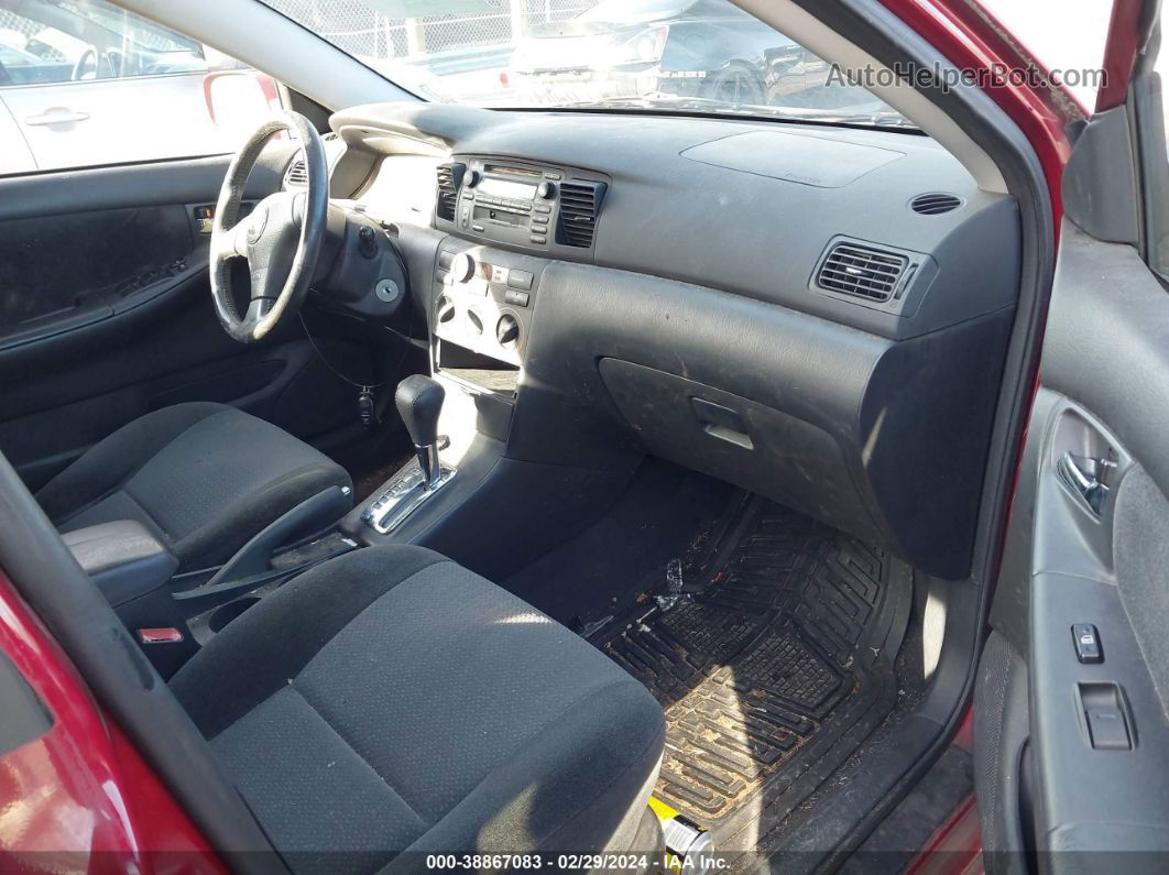 2003 Toyota Corolla S Red vin: 1NXBR32E03Z182011