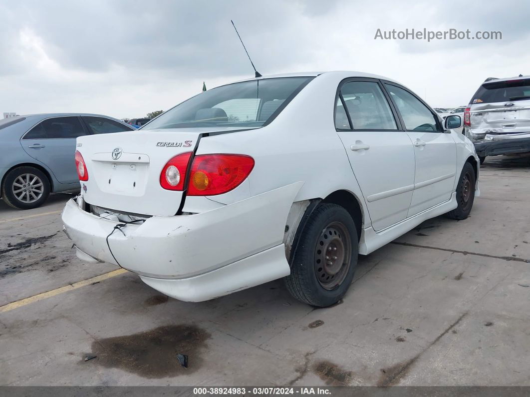 2004 Toyota Corolla S White vin: 1NXBR32E04Z207295