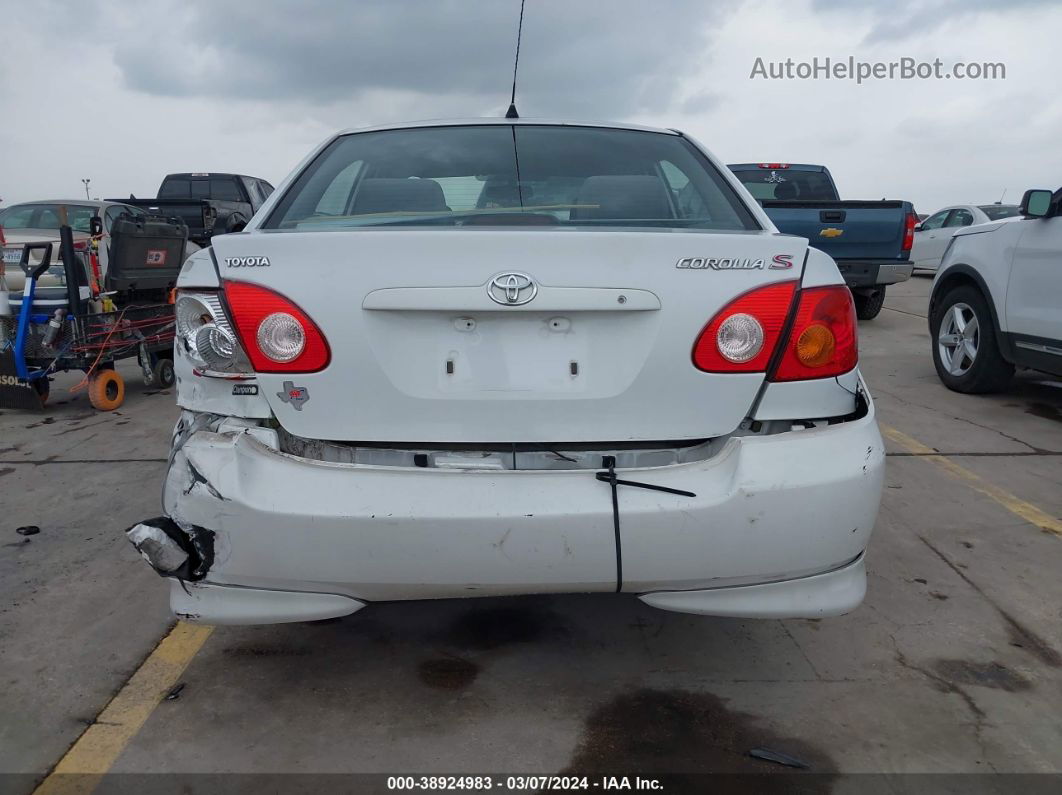 2004 Toyota Corolla S White vin: 1NXBR32E04Z207295