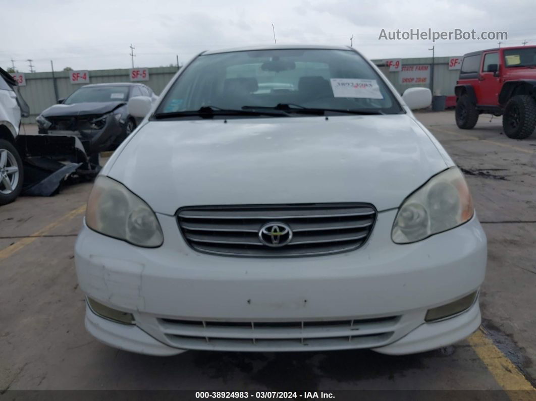 2004 Toyota Corolla S White vin: 1NXBR32E04Z207295