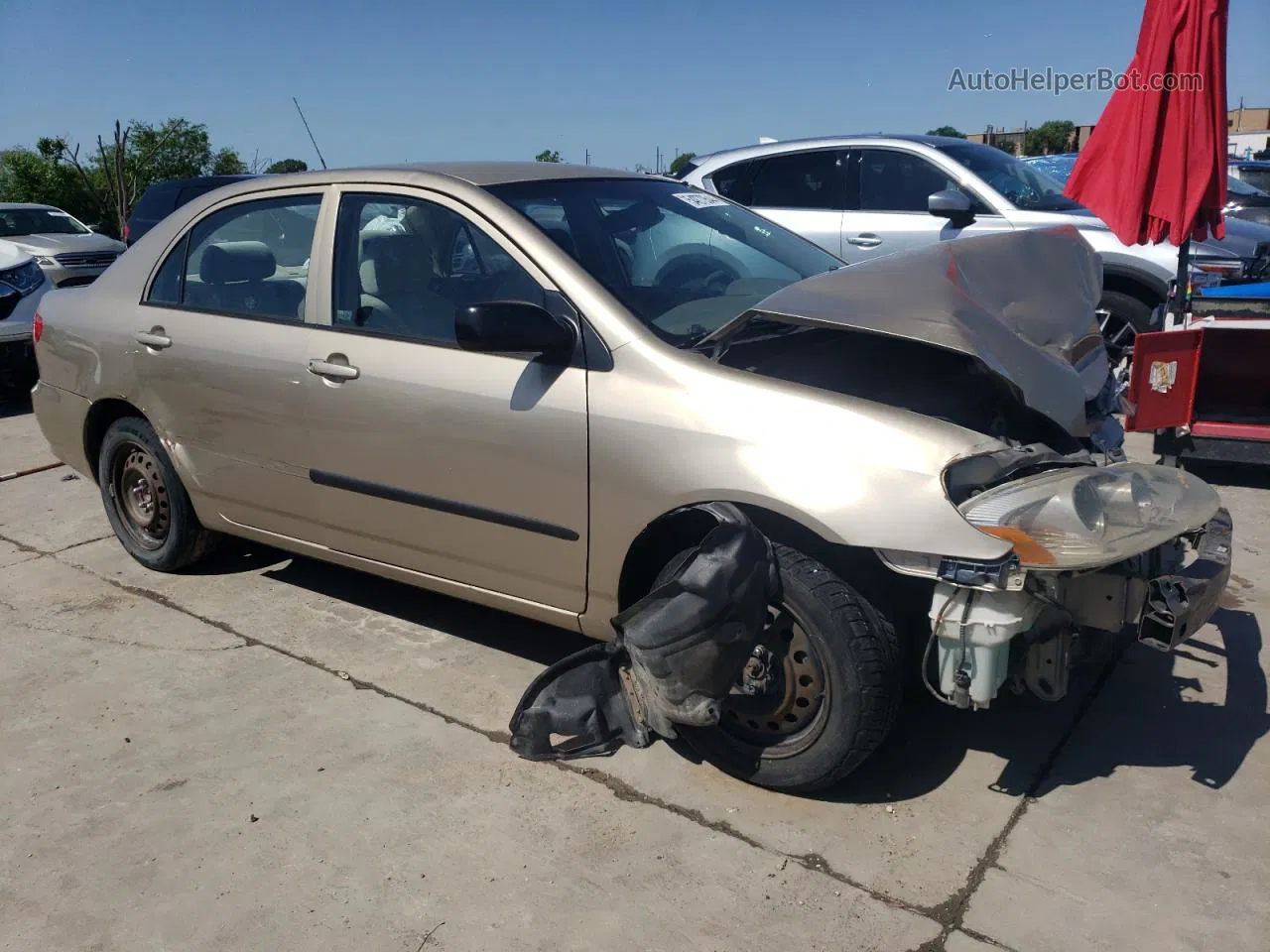 2004 Toyota Corolla Ce Gold vin: 1NXBR32E04Z226297