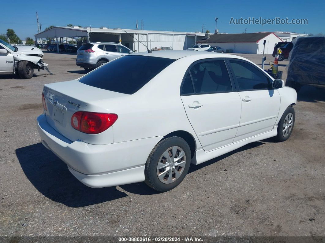 2004 Toyota Corolla S White vin: 1NXBR32E04Z292509