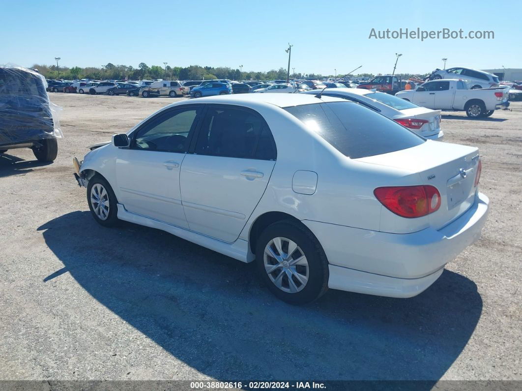 2004 Toyota Corolla S White vin: 1NXBR32E04Z292509