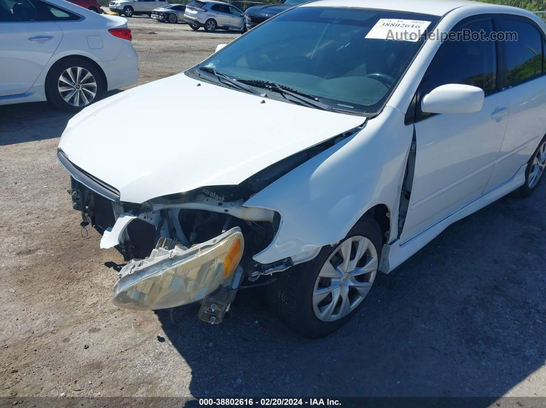 2004 Toyota Corolla S White vin: 1NXBR32E04Z292509