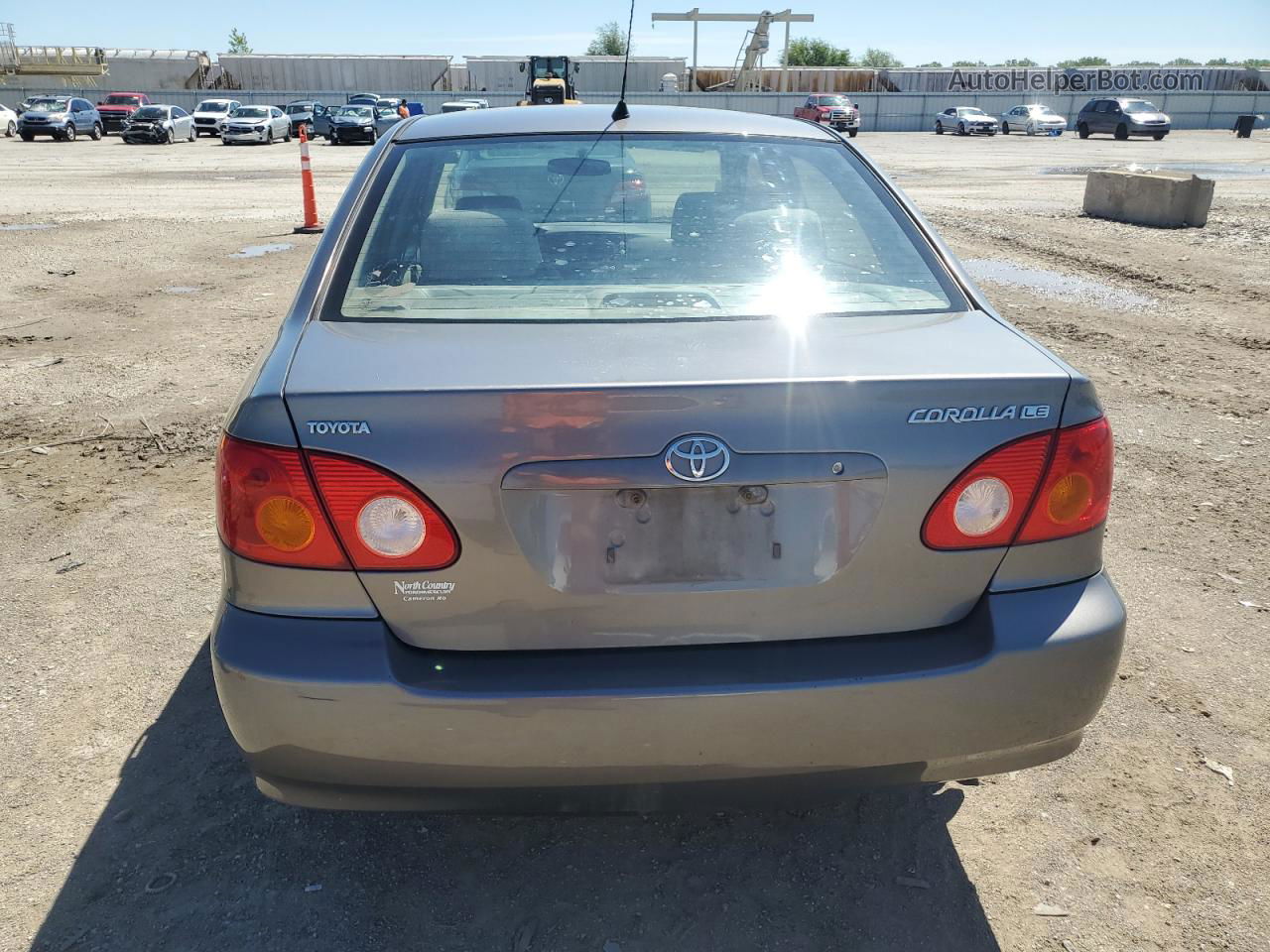 2004 Toyota Corolla Ce Gray vin: 1NXBR32E04Z292610