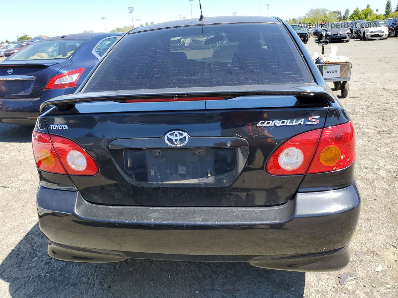 2004 Toyota Corolla Ce Black vin: 1NXBR32E04Z319210