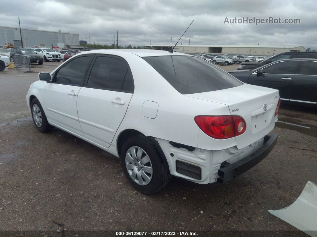 2004 Toyota Corolla Ce/s/le White vin: 1NXBR32E04Z322978