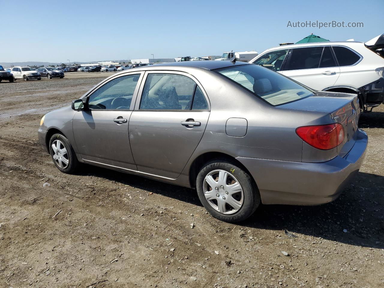 2004 Toyota Corolla Ce Silver vin: 1NXBR32E04Z324584