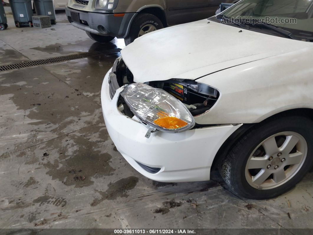 2004 Toyota Corolla Le White vin: 1NXBR32E04Z333687