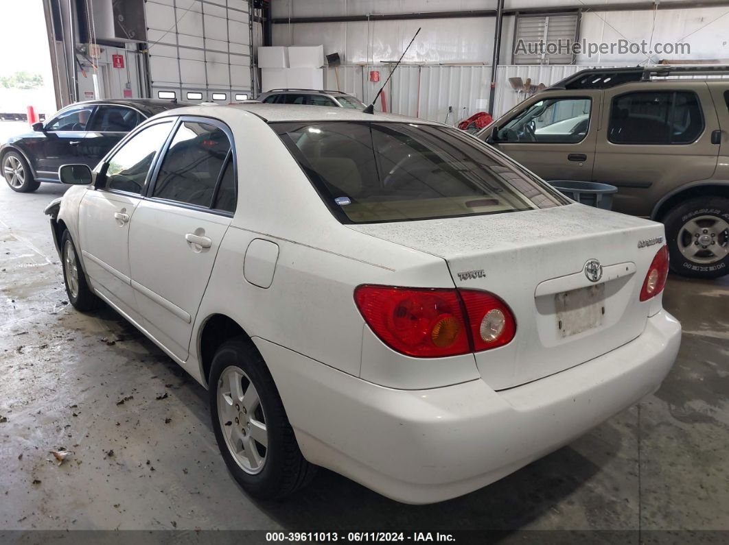 2004 Toyota Corolla Le White vin: 1NXBR32E04Z333687