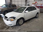 2004 Toyota Corolla Le White vin: 1NXBR32E04Z333687