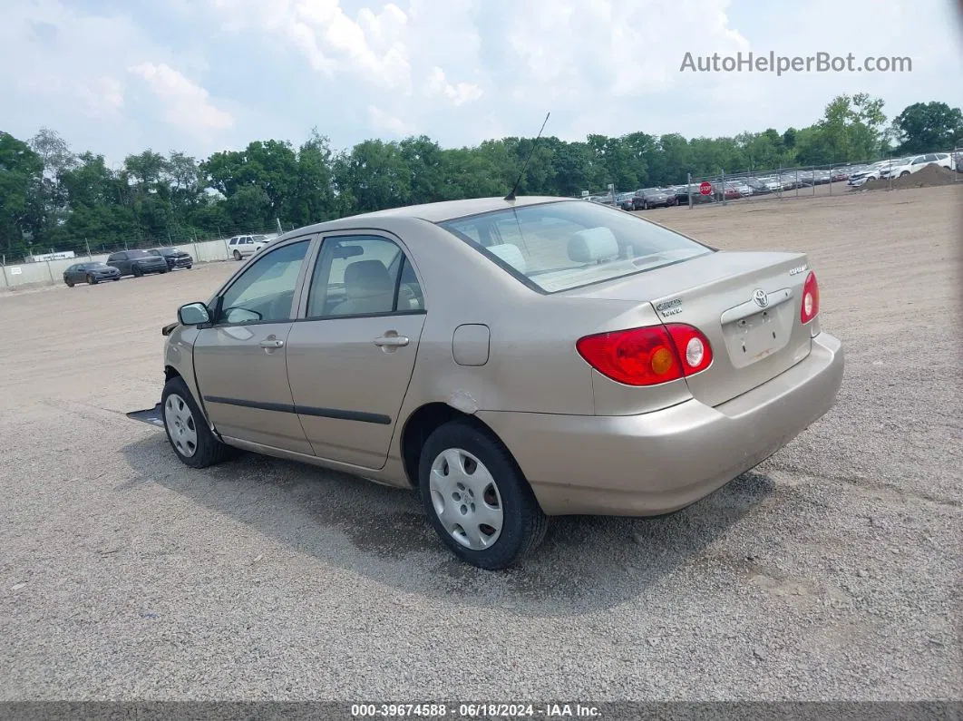 2004 Toyota Corolla Ce Gold vin: 1NXBR32E04Z337223