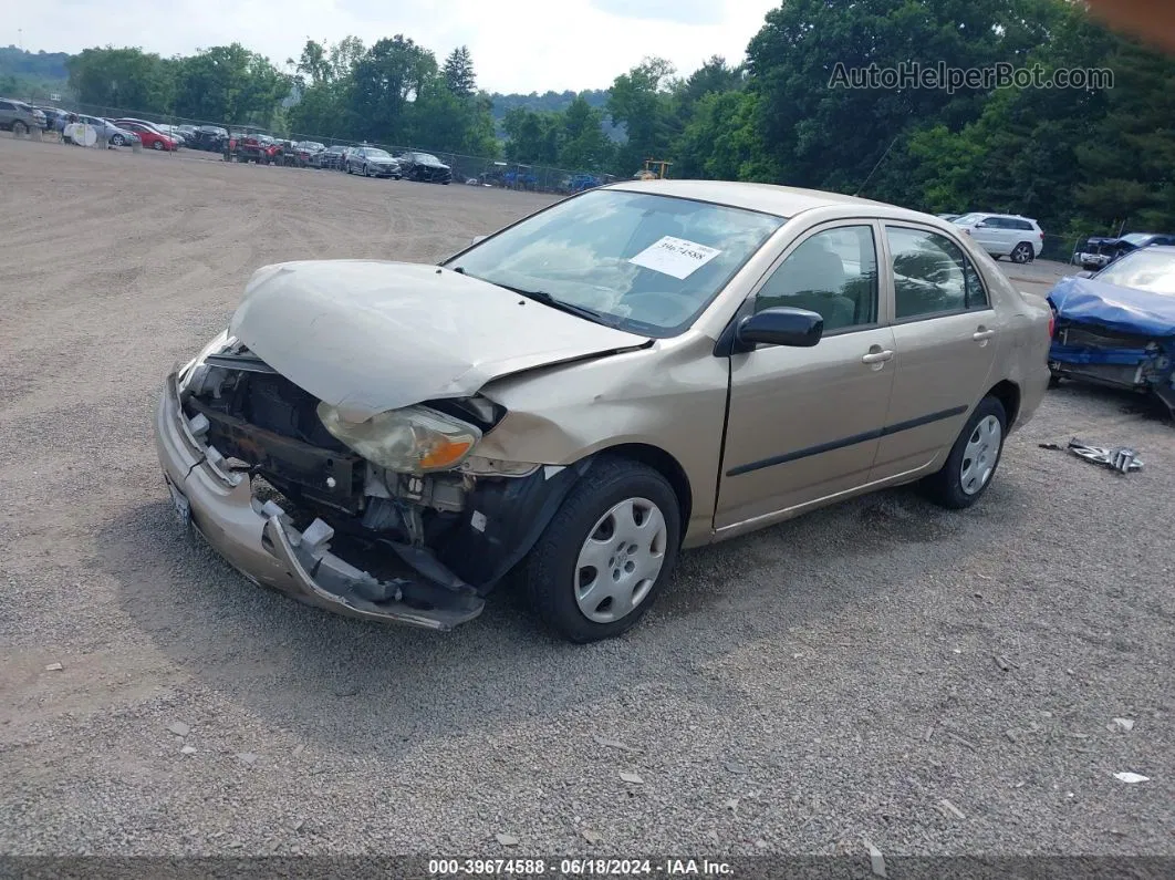 2004 Toyota Corolla Ce Gold vin: 1NXBR32E04Z337223