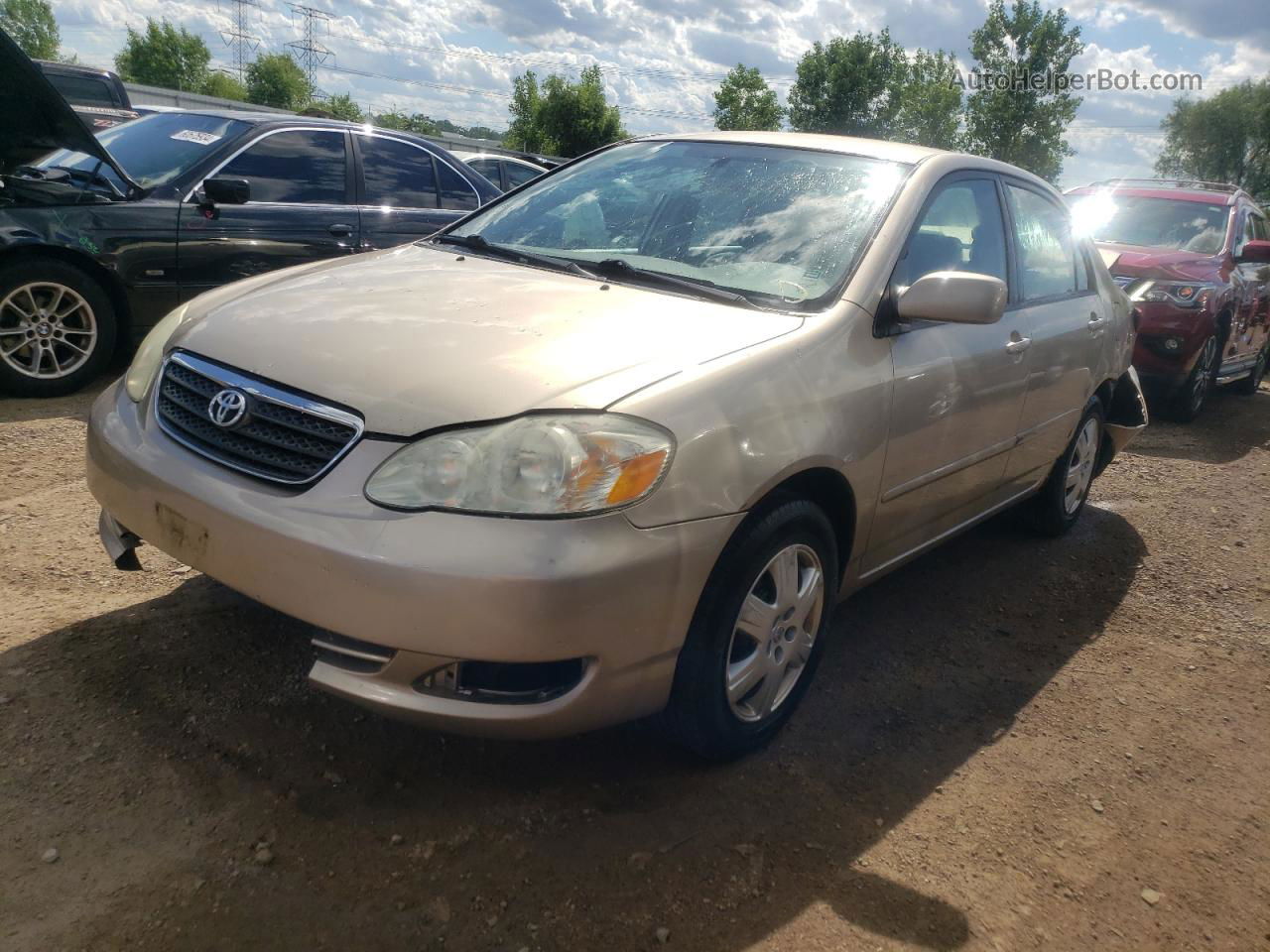 2005 Toyota Corolla Ce Beige vin: 1NXBR32E05Z352645