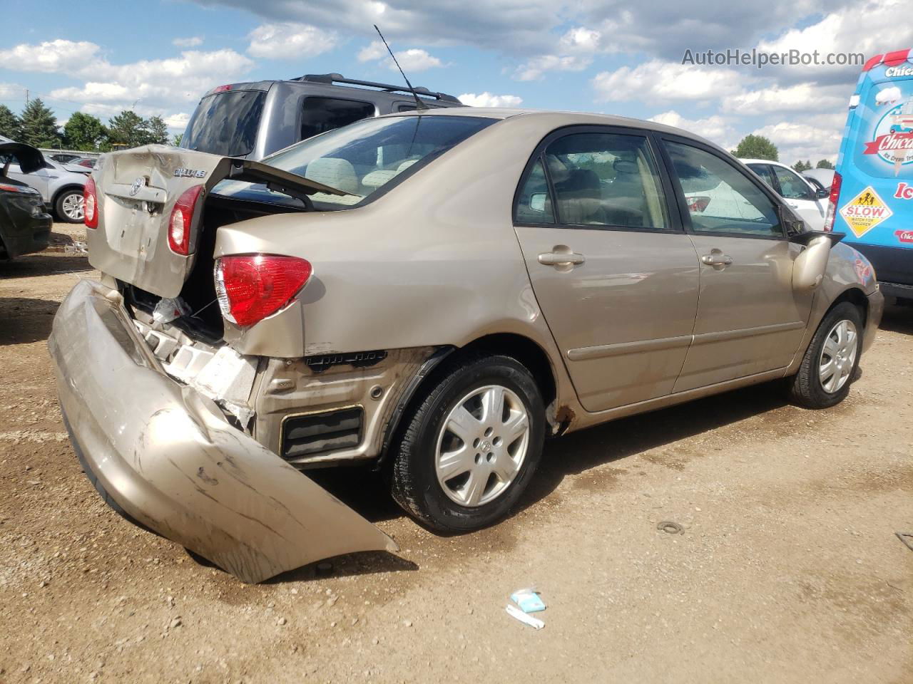 2005 Toyota Corolla Ce Бежевый vin: 1NXBR32E05Z352645