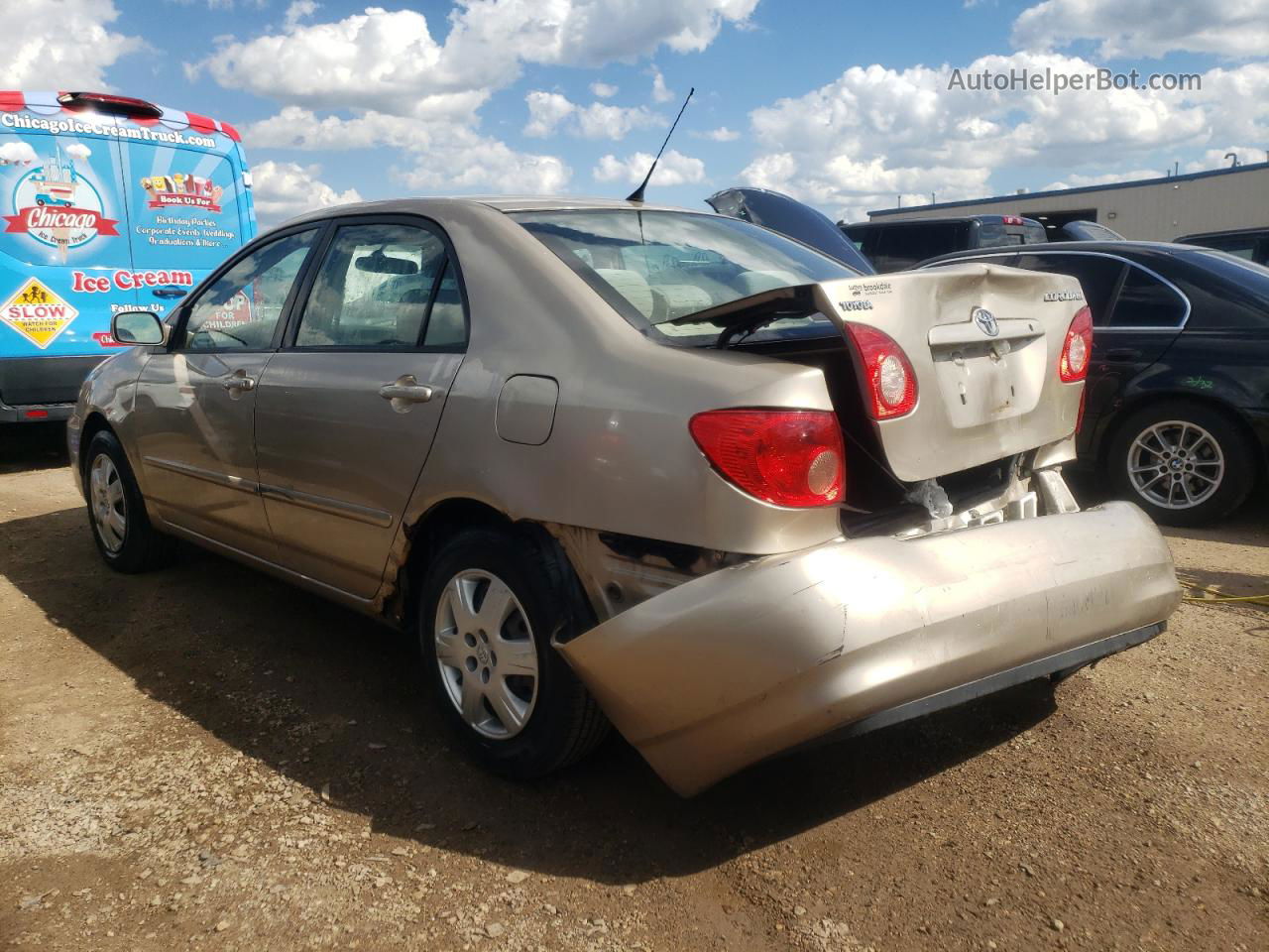 2005 Toyota Corolla Ce Beige vin: 1NXBR32E05Z352645