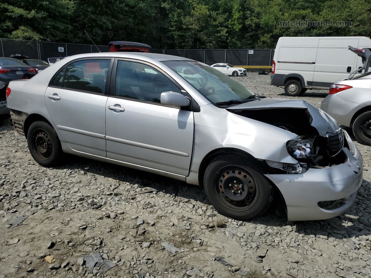 2005 Toyota Corolla Ce Silver vin: 1NXBR32E05Z372197