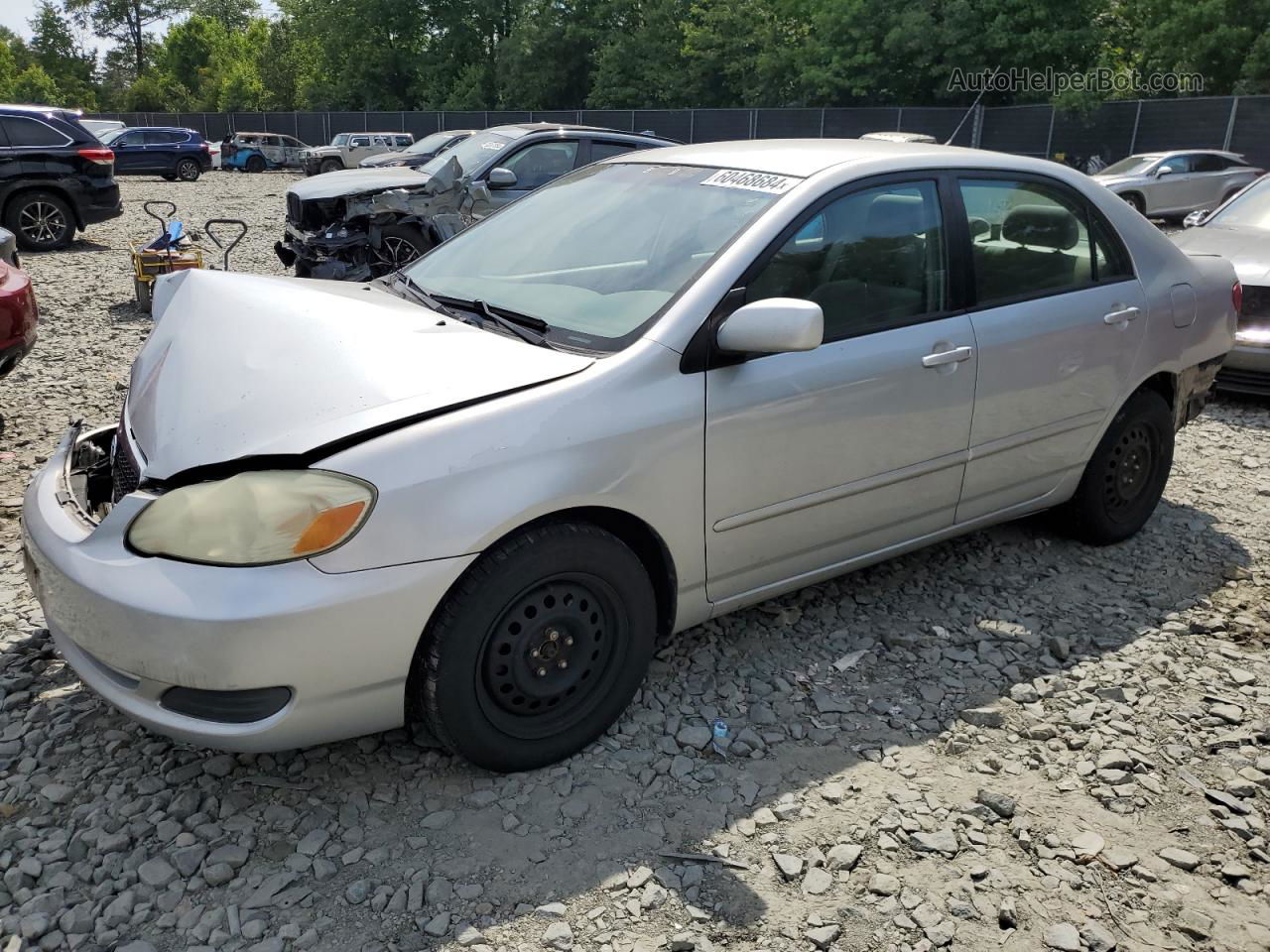 2005 Toyota Corolla Ce Silver vin: 1NXBR32E05Z372197