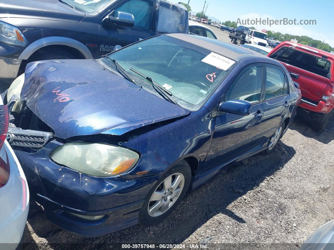 2005 Toyota Corolla S Blue vin: 1NXBR32E05Z433791