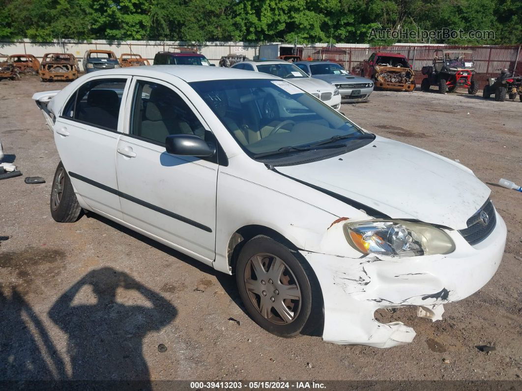 2005 Toyota Corolla Ce Белый vin: 1NXBR32E05Z500888