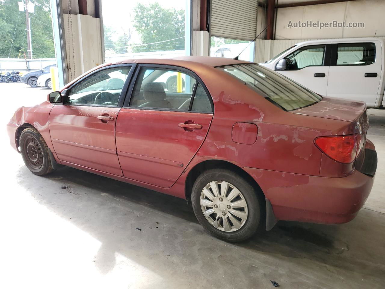 2005 Toyota Corolla Ce Red vin: 1NXBR32E05Z536130