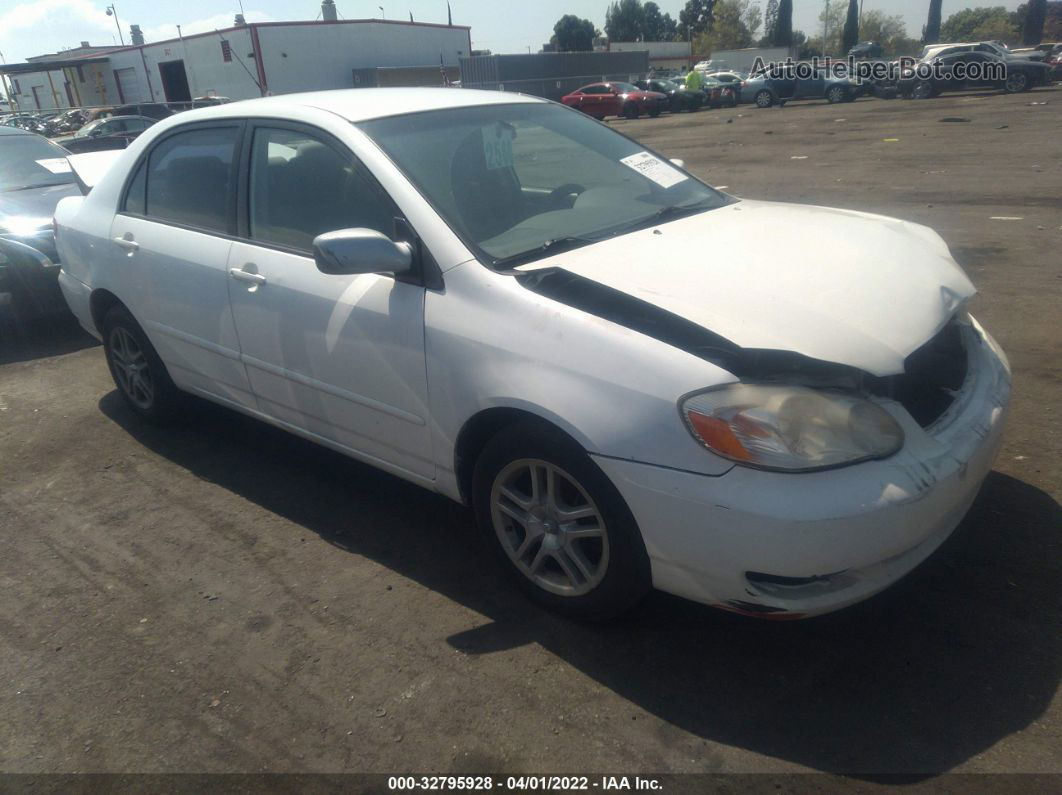 2005 Toyota Corolla Le White vin: 1NXBR32E05Z557799